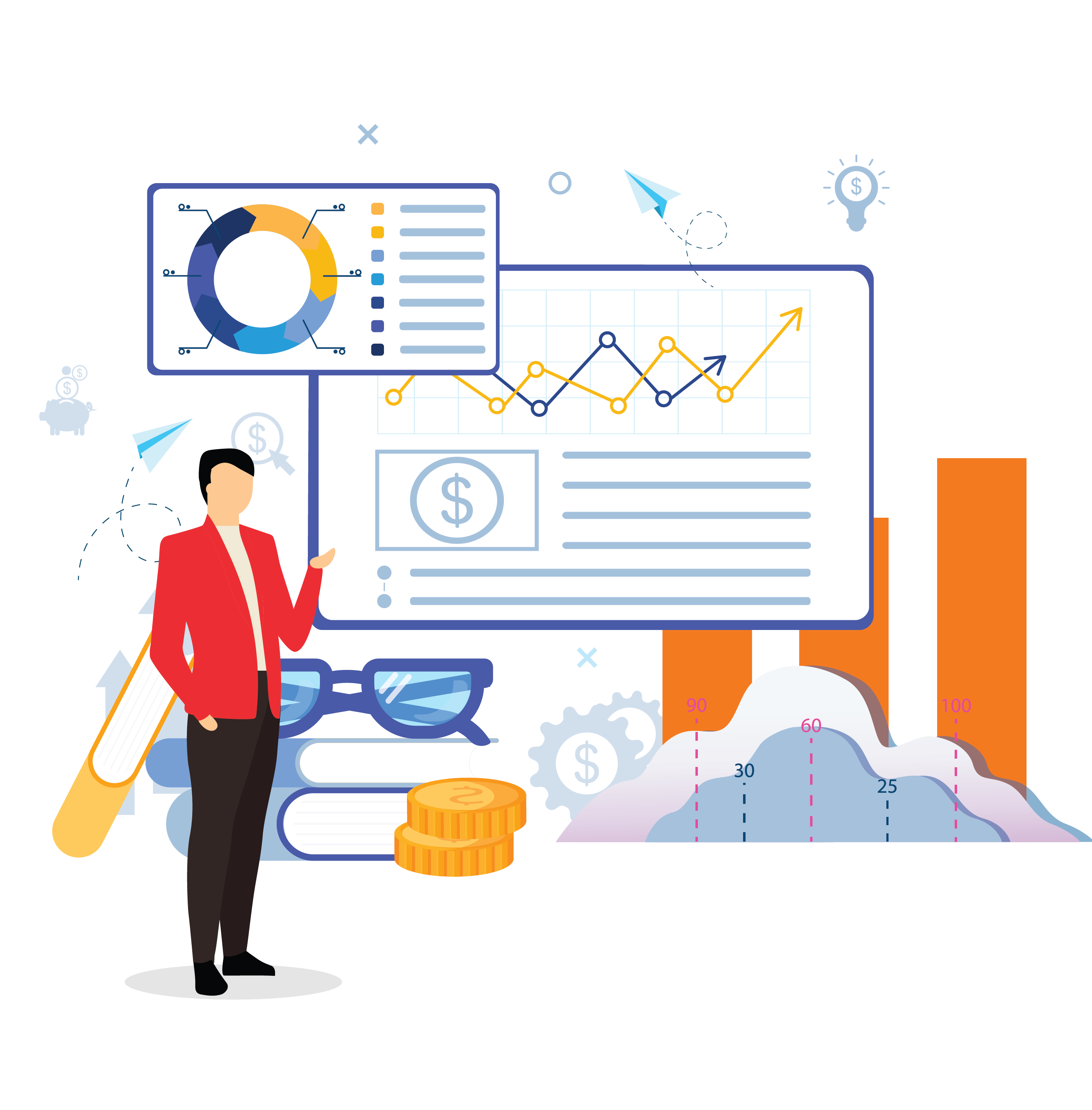 Fintech AI Illustration